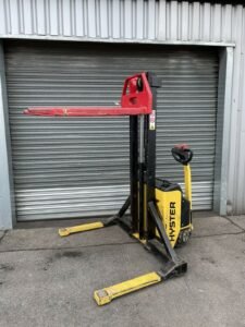 Electric Forklift Truck Walkie Pallet Stacker Pedestrian Walk Behind Fork Lift