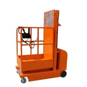 Indoor electric low level central order picker forklift