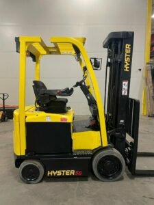 HYSTER 5000 LB 3 Stage Mast Electric Cushion Tire Forklift